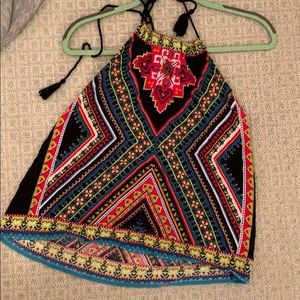 colorful halter! perfect for the summer